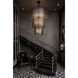 Park Row 18 Light 32 inch Matte Black and French Gold Chandelier Ceiling Light