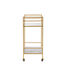 Anita Polished Gold Cart