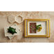 Casey Natural and Brass Trays, Set of 2