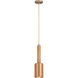 Spindle 1 Light 5 inch Satin Copper Pendant Ceiling Light