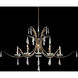 Signature Tinsley 8 Light 52.5 inch Ferro Black Chandelier Ceiling Light