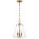 Voss 3 Light 11 inch Luxe Gold Pendant Ceiling Light