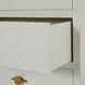 Fairmont Cerused White / Stained Gold Dresser