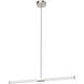 Akari LED 35.5 inch Brushed Nickel Linear Pendant Ceiling Light