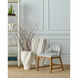 Inga Morel Brown and Greenlight Powder Accent Chair