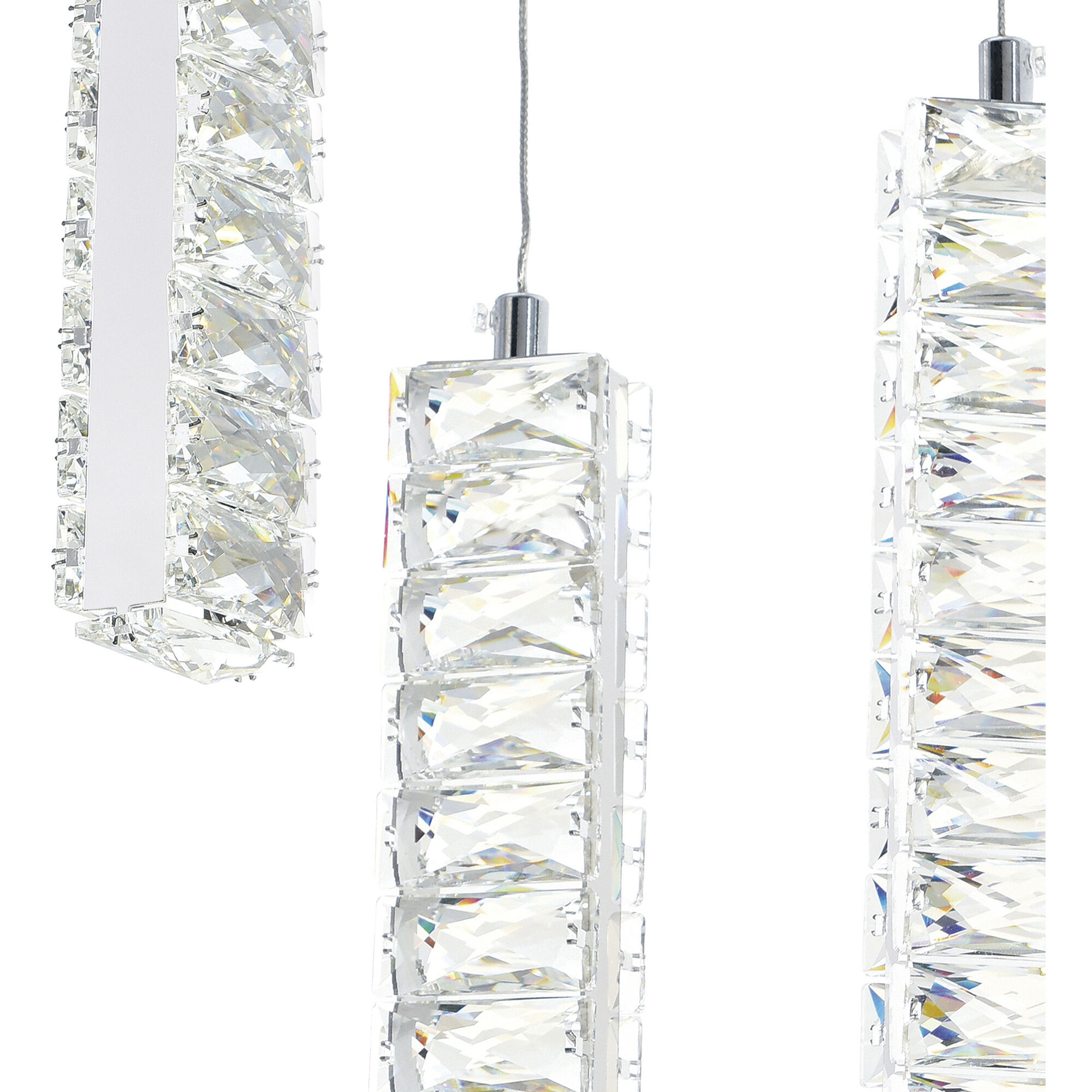 Celina LED 32 inch Chrome Pool Table Light Ceiling Light