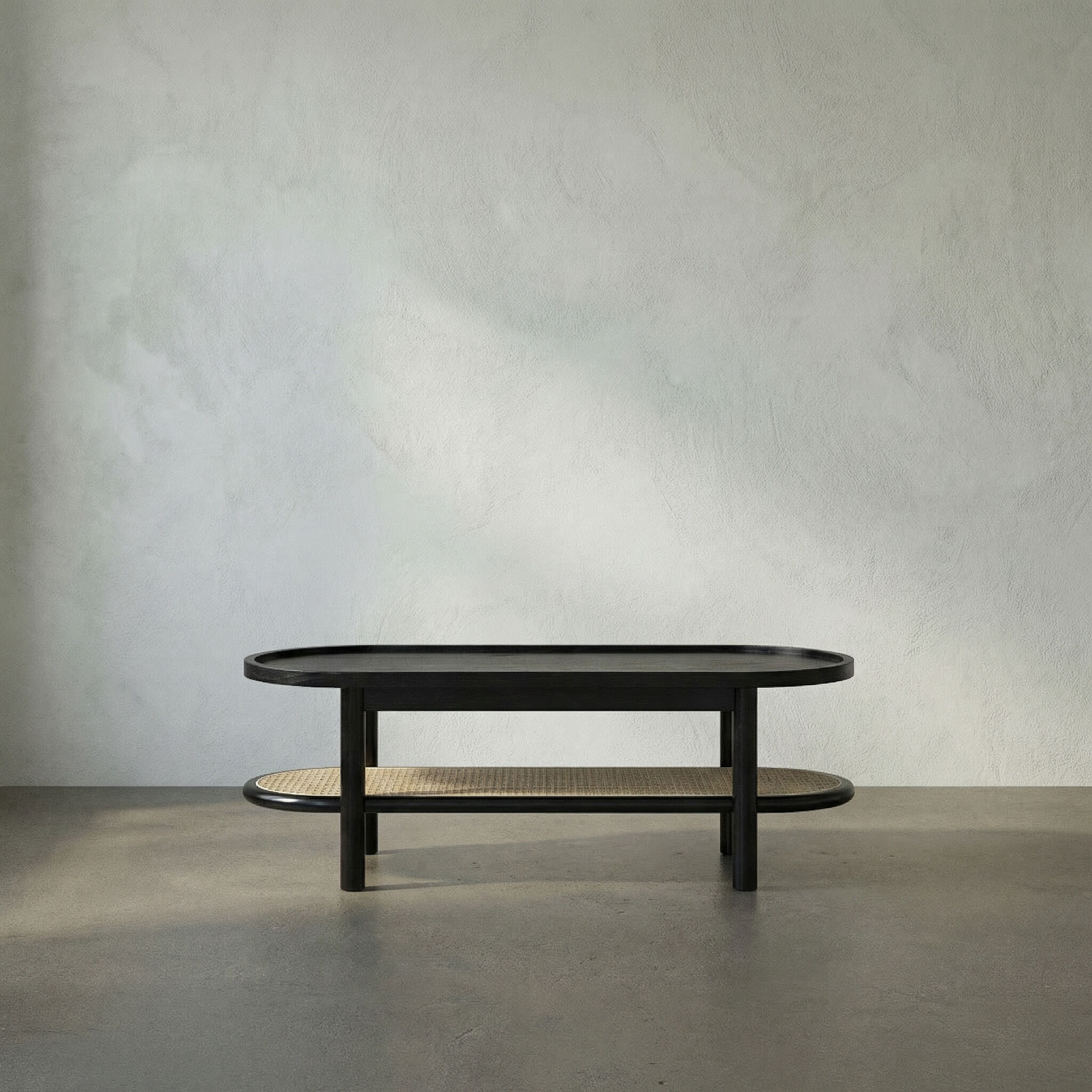 Amore 47 X 20 inch Charcoal Black Coffee Table
