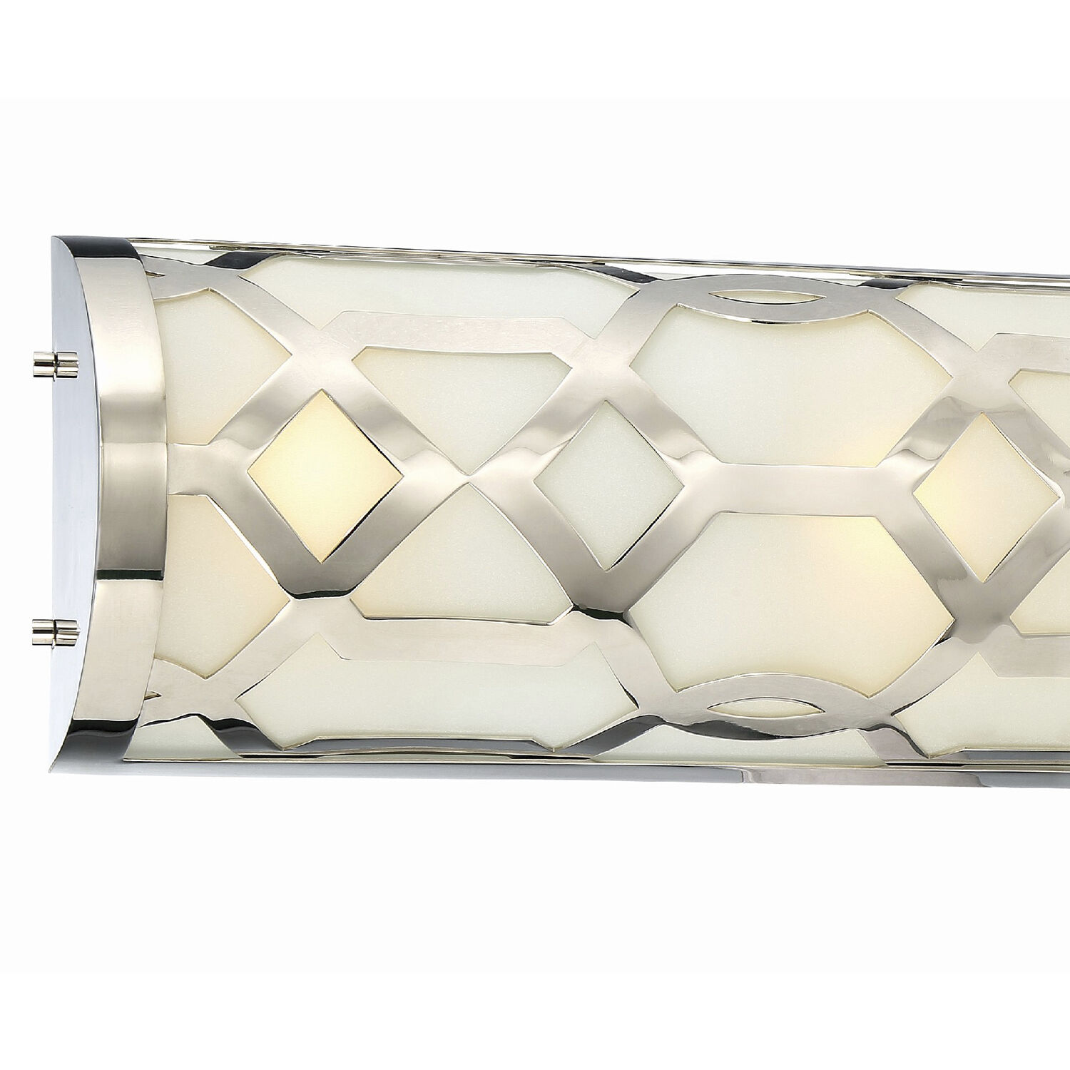 Jennings Bath Vanity Light Wall Light in Polished Nickel