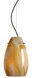 Pera 9 LED Bronze Pendant Ceiling Light in Honey Glass