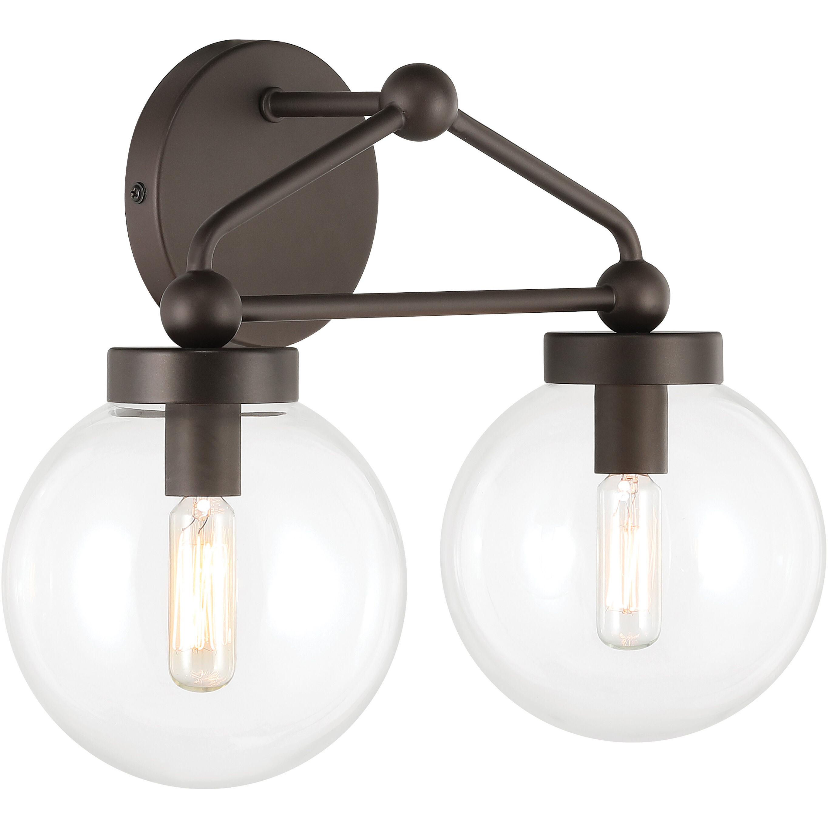 Stella 2 Light 14.75 inch Dark Bronze Vanity Light Wall Light