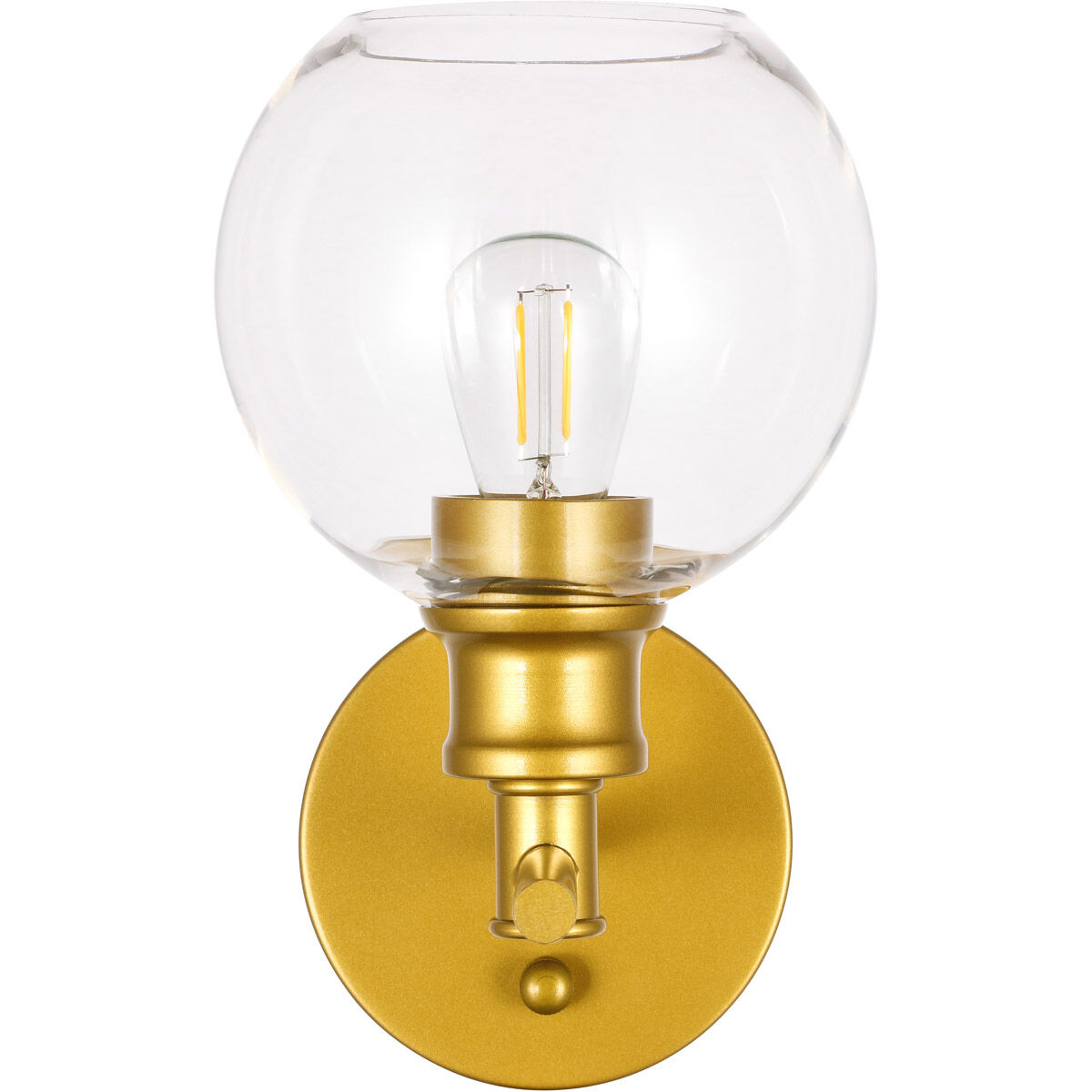 Collier 1 Light 6 inch Brass Wall sconce Wall Light