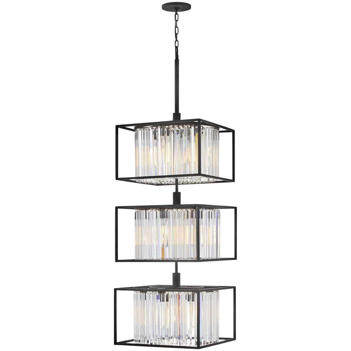 Giada 20 inch Black Indoor Foyer Light Ceiling Light