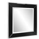 Square Devon 24 X 24 inch Black Mirror
