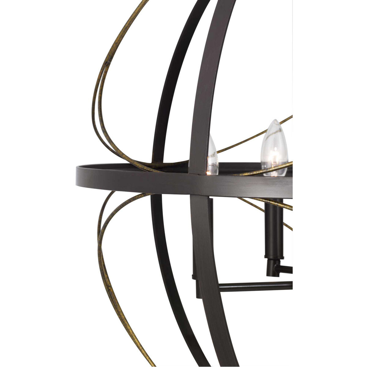 Gerald Ave 6 Light 28 inch Antique Bronze Pendant Ceiling Light