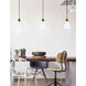 Mera 1 Light 8 inch Brass Pendant Ceiling Light