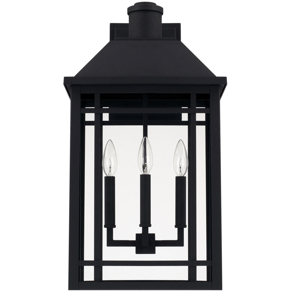 Braden 3 Light 12.75 inch Outdoor Wall Light