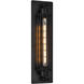 Kiera 1 Light 4 inch Black Wall Light
