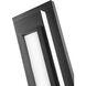 Keaton LED 20.25 inch Black Outdoor Wall Light