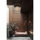 Caged 4 Light 19.69 inch White Marble Semi-Flush Mount Ceiling Light