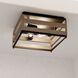 Ravenswood LED 13 inch Matte Black and Burnished Maple Flush Mount Ceiling Light