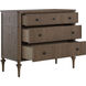Andrea Satin Oak and Antique Bronze Chest
