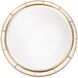 Plaza 36 X 36 inch Antique Gold Leaf Mirror, Round