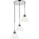 Histoire 3 Light 17.9 inch Chrome Pendant Ceiling Light