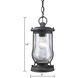 Farmstead 1 Light 6 inch Matte Black Outdoor Pendant