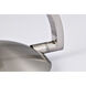 Orb 120 Brushed Nickel LED Track Head - H-Type Ceiling Light