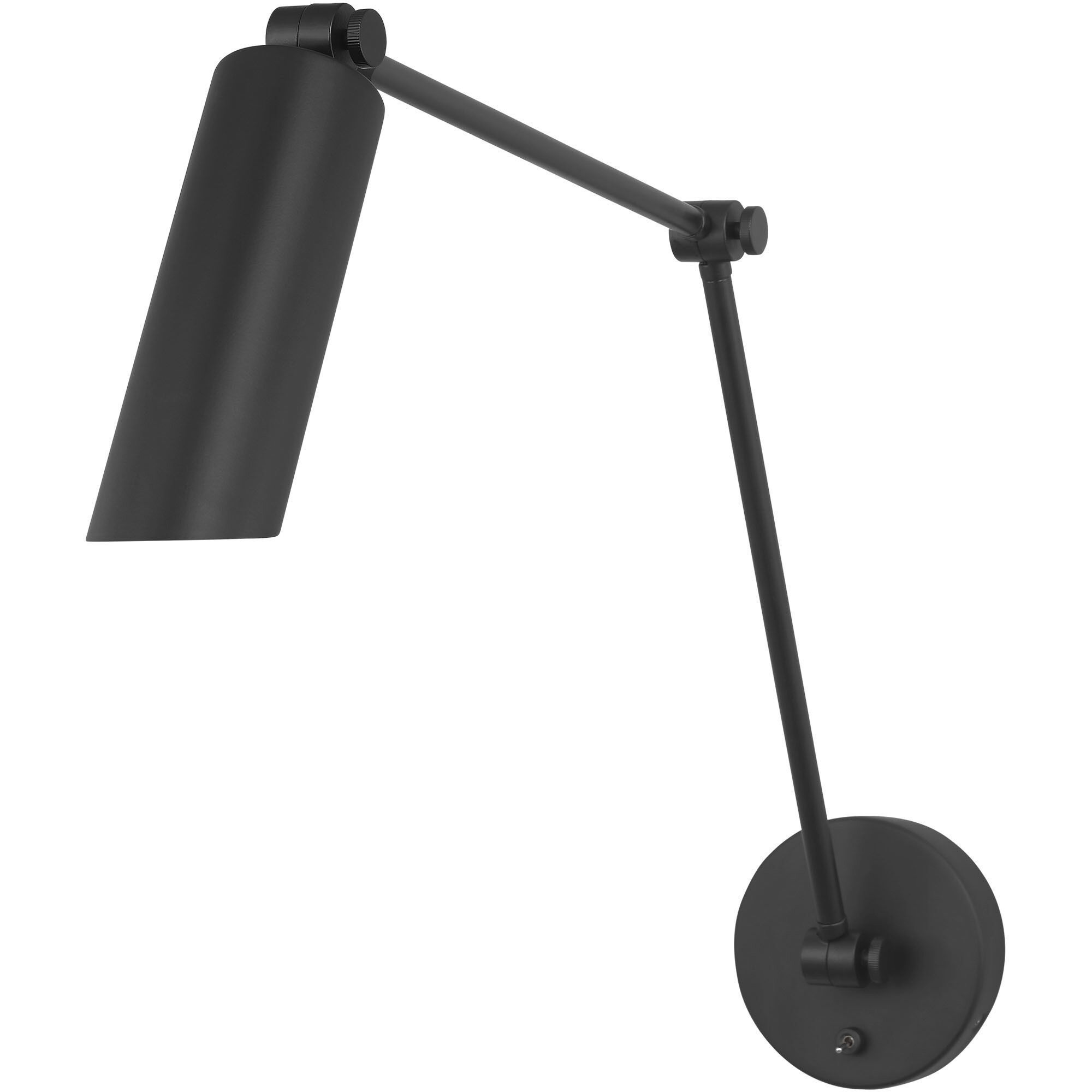 Drew & Jonathan Frasar 1 Light 4.75 inch Midnight Black Two Arm Sconce Wall Light, Large