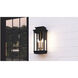 Noelle 2 Light 16 inch Matte Black Outdoor Wall Lantern
