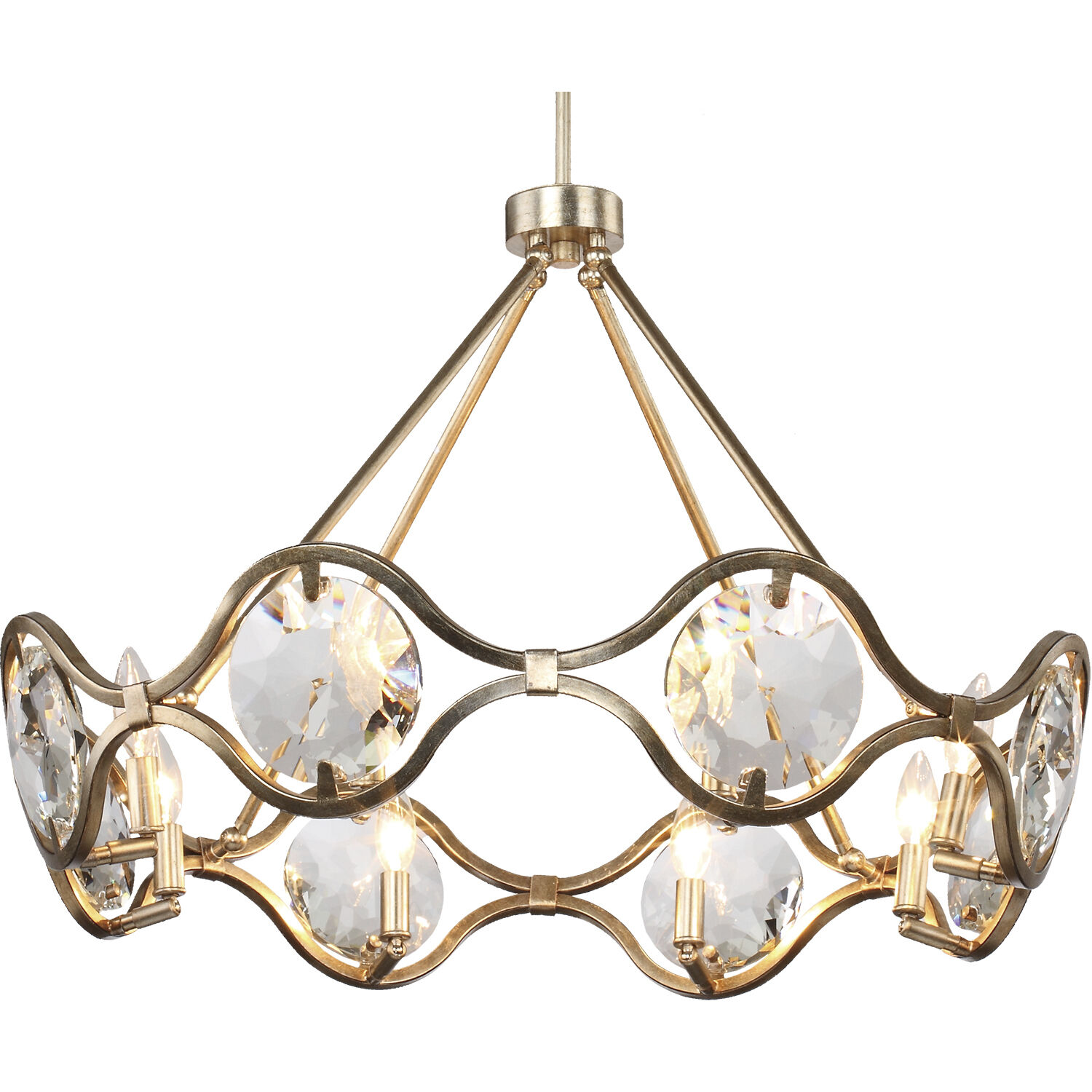 Quincy 8 Light 29.5 inch Distressed Twilight Chandelier Ceiling Light