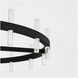 Sean Lavin Silas 36 inch Midnight Black Chandelier Ceiling Light