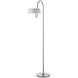 Thomas O'Brien Oso 58.25 inch 6 watt Polished Nickel Articulating Reading Floor Lamp Portable Light