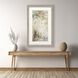 Illuminated Landscape White and Beige and Orange Framed Art