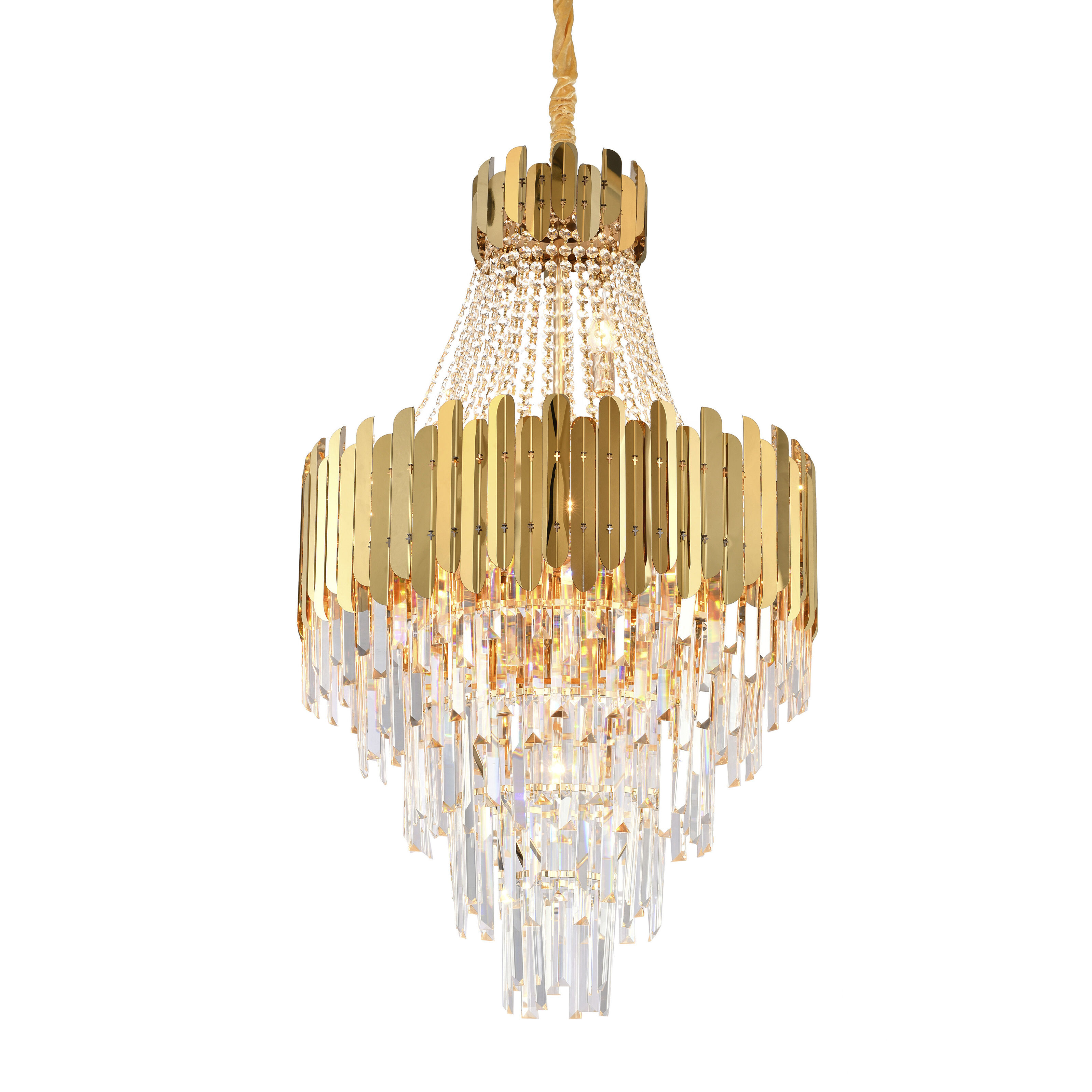 Canada 15 Light 24 inch Gold Chandelier Ceiling Light
