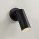 Robbie 1 Light 5 inch Matte Black Sconce Wall Light