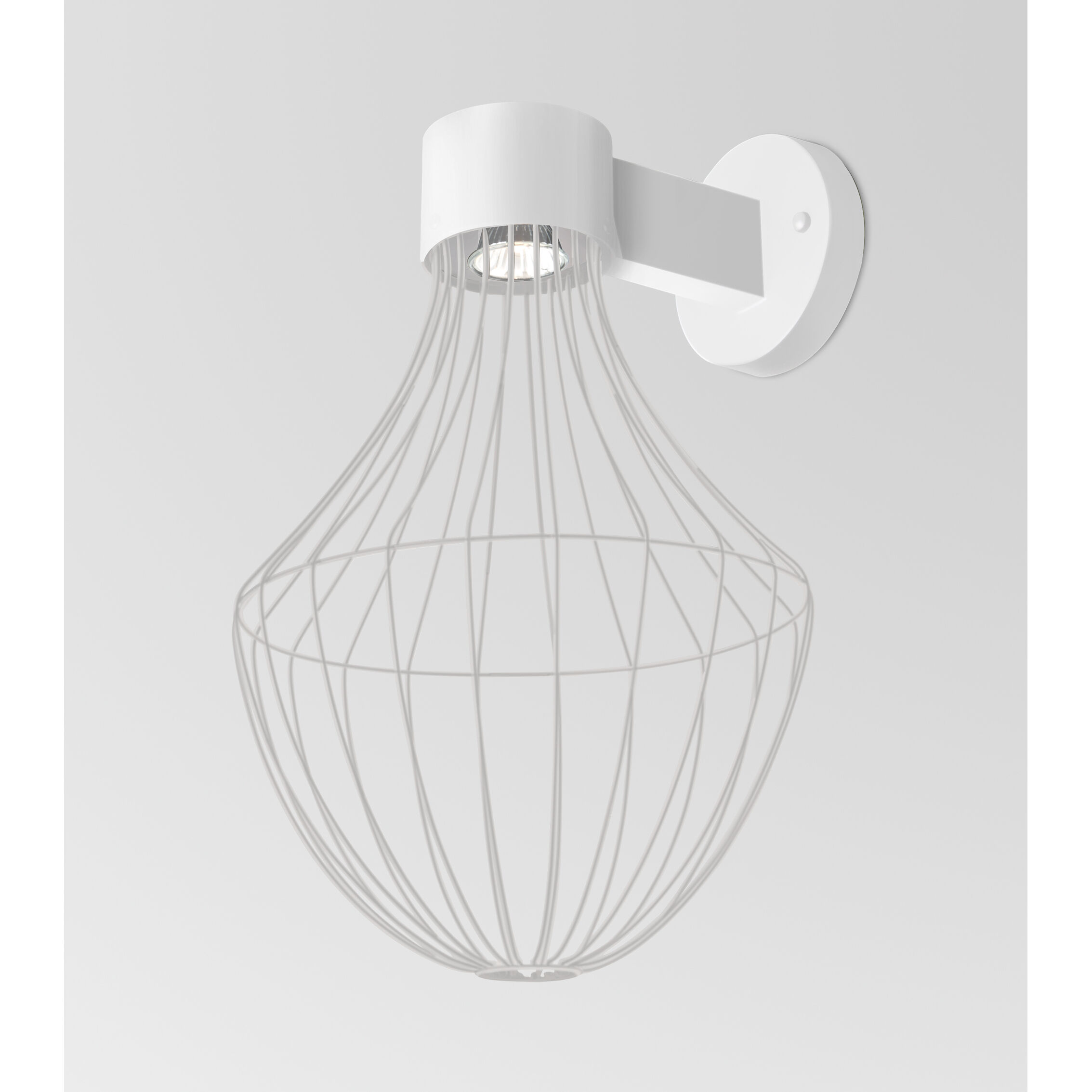 Sultana LED 17.8 inch White Outdoor Sconce