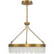 Landon LED 27 inch Warm Brass Pendant Ceiling Light