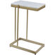 Sulu 25 X 17 inch White C Table