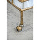 Twig Brass Antique Bar Cart