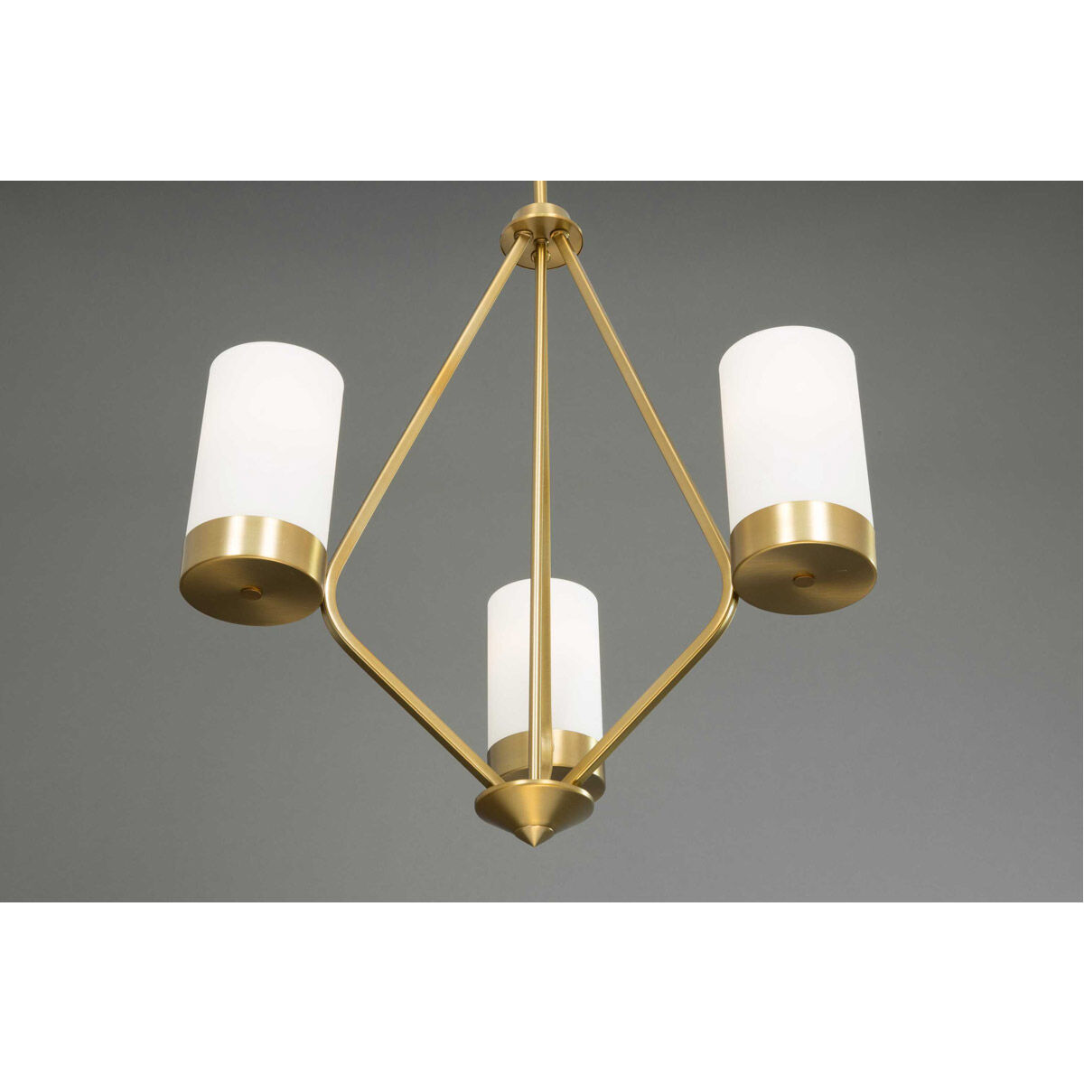 Elevate 3 Light 21.75 inch Brushed Bronze Chandelier Ceiling Light, Design Series