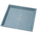 Scaleo Blue Faux Shagreen Desk Tray