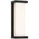Case LED 14 inch Black Outdoor Wall Light, dweLED