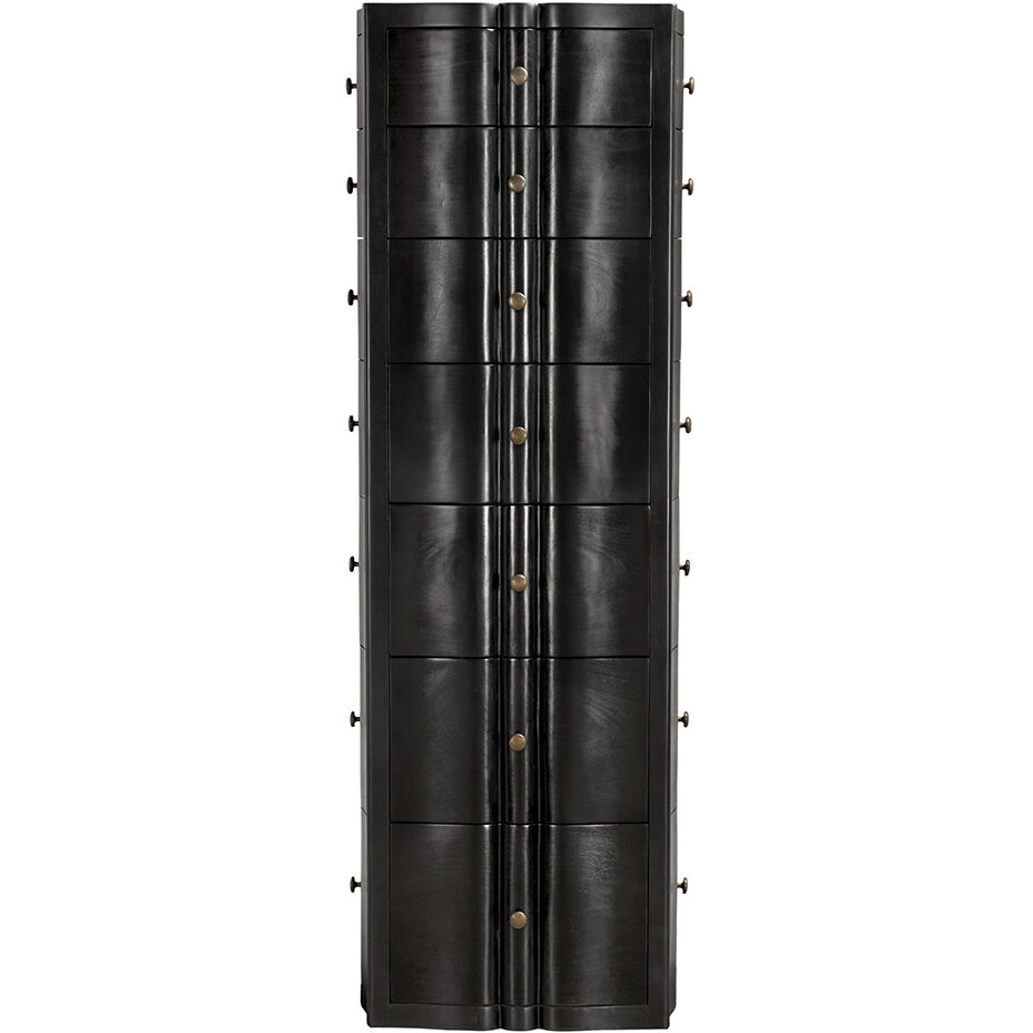 Monolith Hand Rubbed Black Four Sided Tower Chest