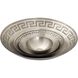 Greek Key 19 X 5 inch Centerpiece Bowl in Antique Nickel