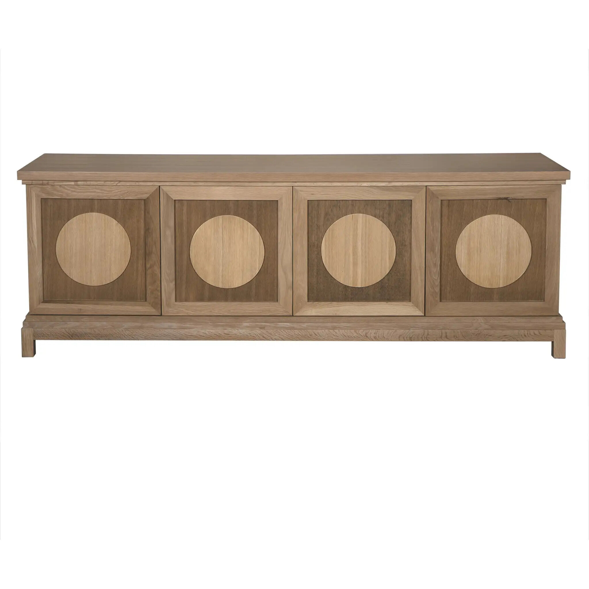 Wellington 86 X 23 inch White Oak Sideboard, 4 Door