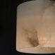 Cava LED 5 inch White Alabaster Semi-Flush Mount Ceiling Light