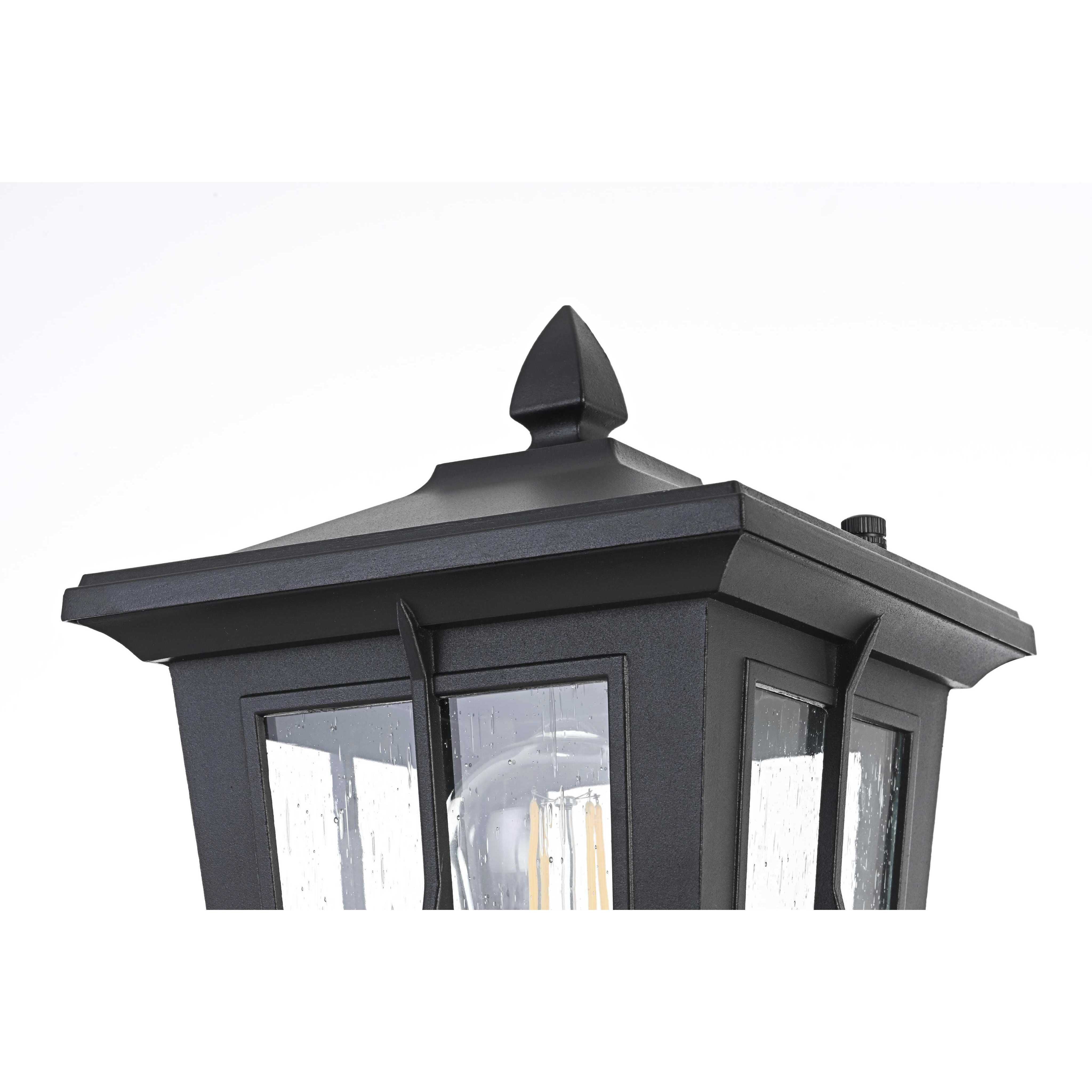 Bodine 1 Light 16 inch Black Outdoor Post Light