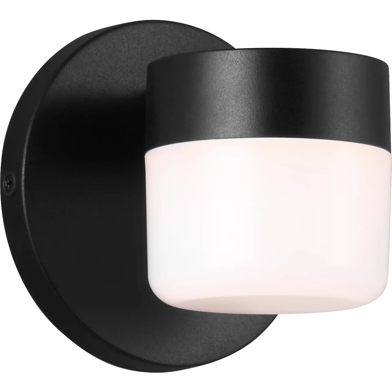 Kinwood LED 5 inch Textured Black Outdoor Wall Lantern